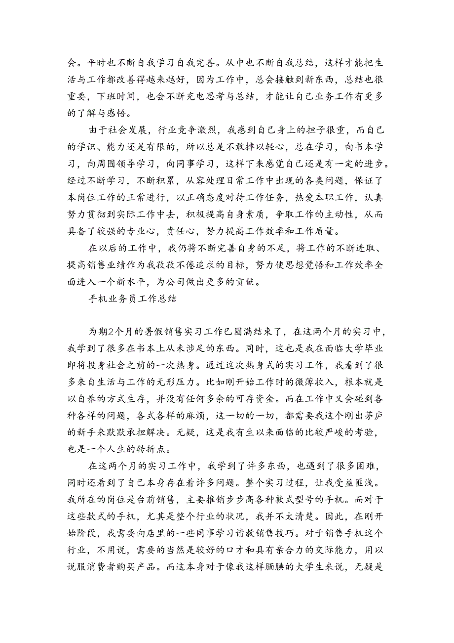 手机业务员工作总结.docx_第2页