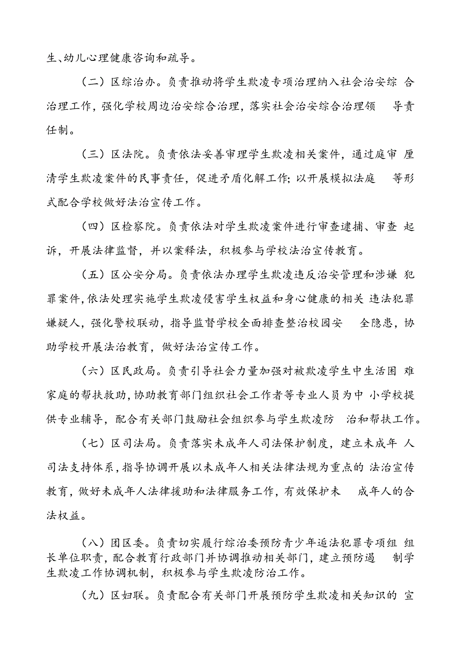 中小学生欺凌预防和治理工作委员会及职责分工.docx_第2页