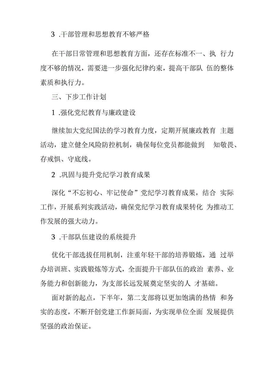 2024年党支部上半年工作总结1240字范文稿.docx_第3页