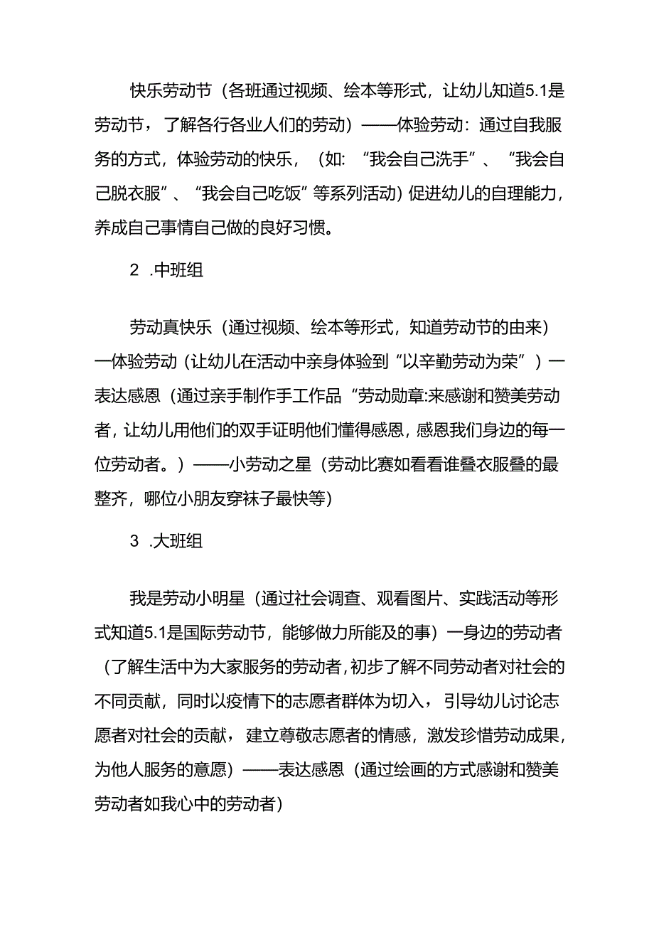 幼儿园2022年（春）“劳动最光荣劳动最快乐”活动方案.docx_第3页