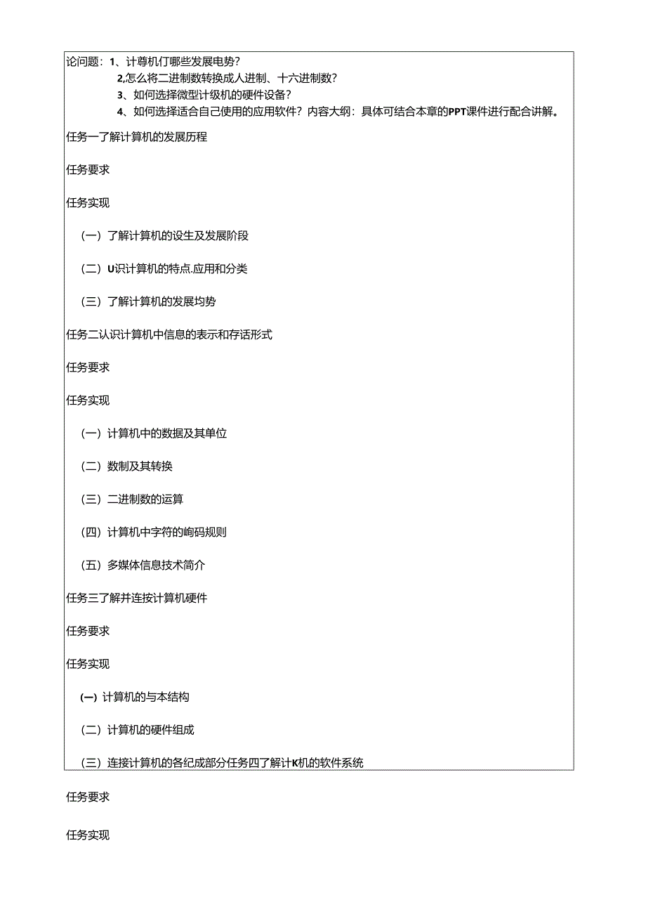 大学计算机基础（Windows 7+WPS Office 2016微课版）教学教案.docx_第2页