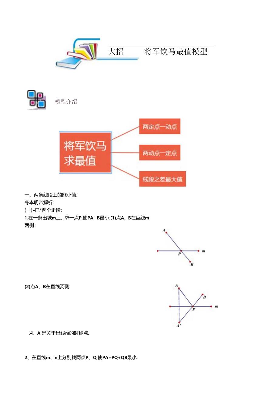 模型07 将军饮马模型（原卷版）.docx_第1页