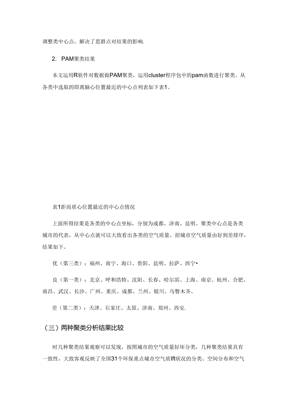 基于聚类分析对我国31个主要城市空气质量的研究.docx_第3页