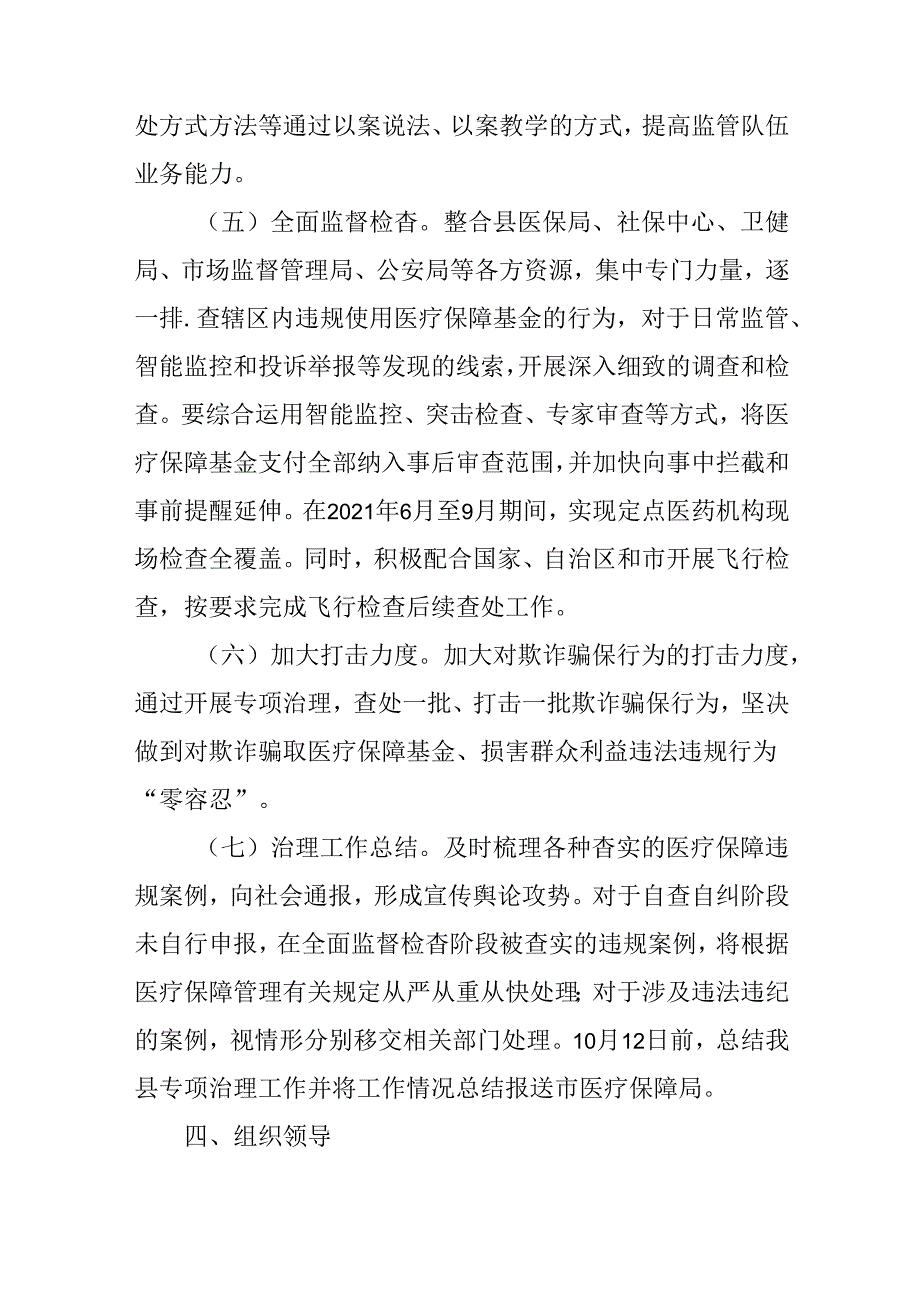 关于严厉打击欺诈骗保专项治理工作方案.docx_第3页