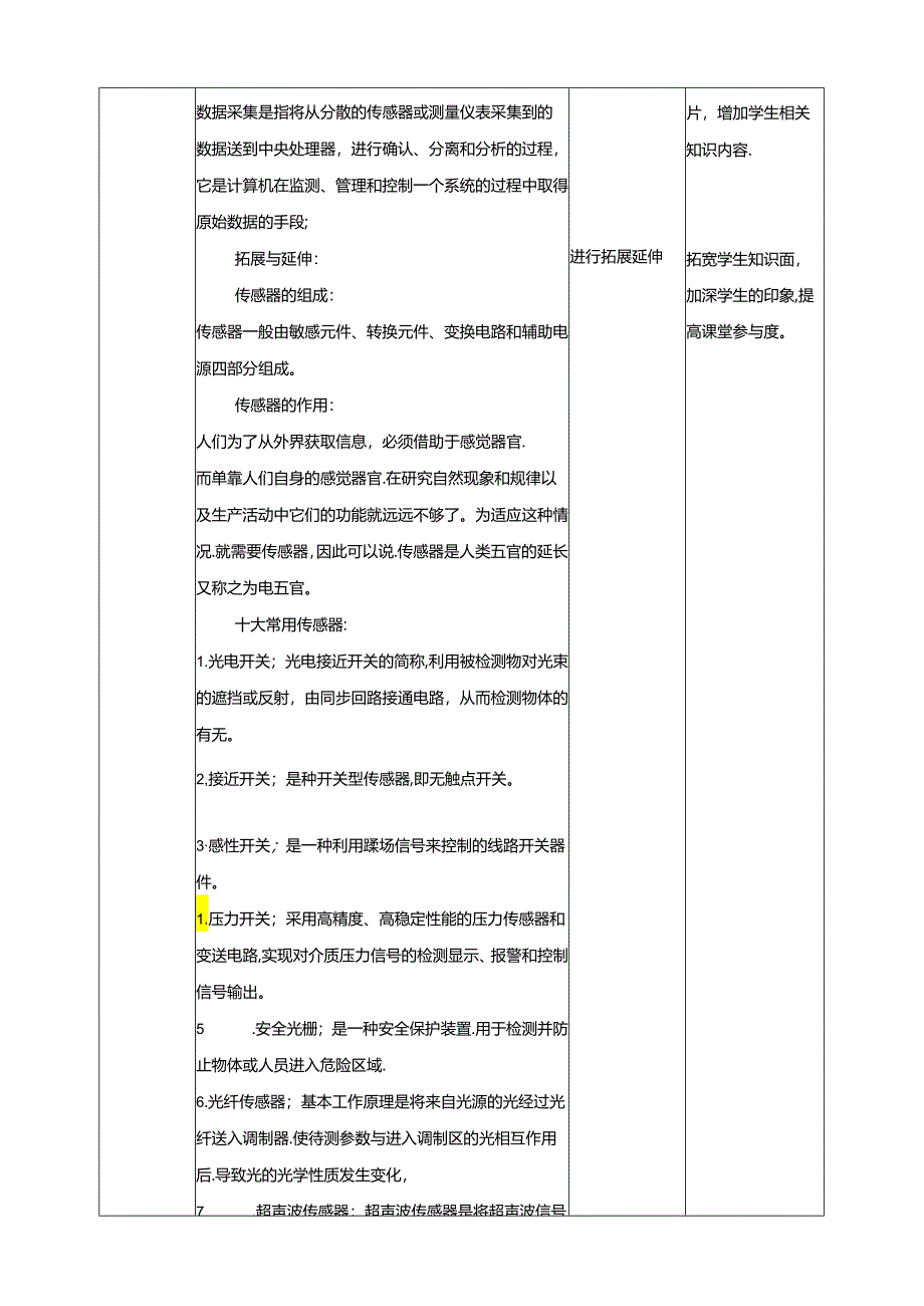 4.1人机互动学科学 一起认识传感器 教案 辽海版综合实践活动九年级下册.docx_第3页