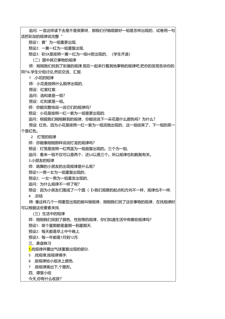 一年级《找规律》 教学设计.docx_第2页