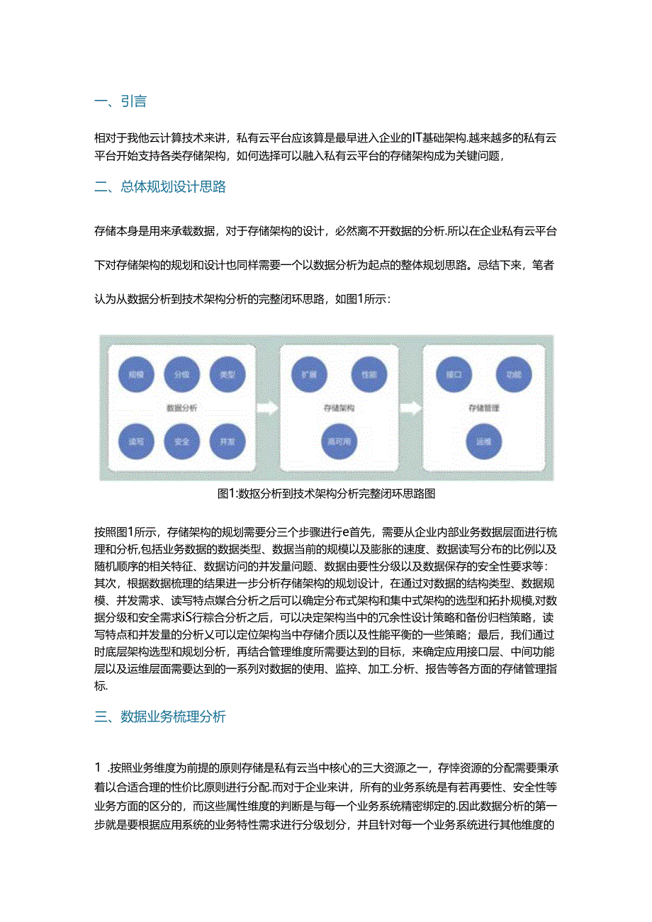 私有云平台下的存储架构规划设计.docx_第1页