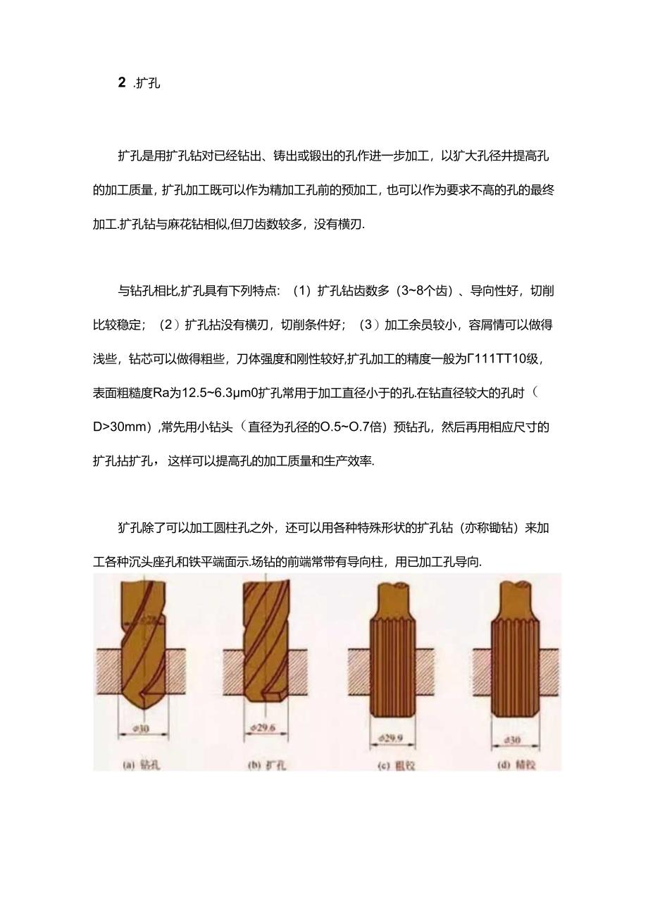 钻孔、扩孔、铰孔、镗孔、珩磨孔、拉孔……孔加工必读！.docx_第3页