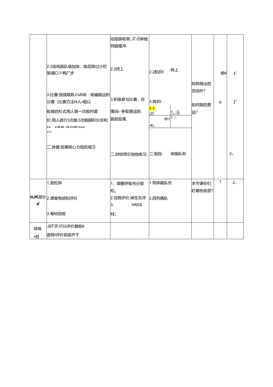 小学体育教学：助跑单跳双落教案.docx_第2页