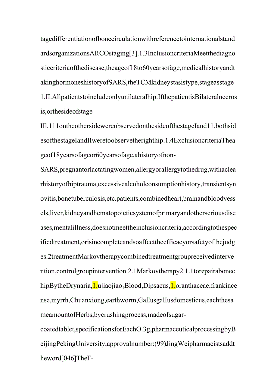 Markov Therapy and early intervention after SARS Clinical avascular necrosis.docx_第3页