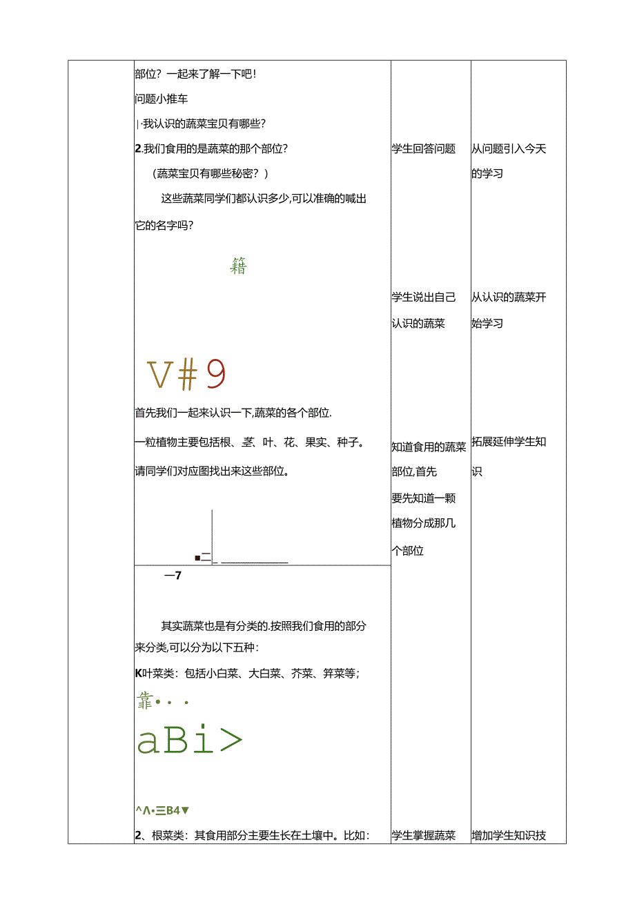 活动一《蔬菜宝贝》教案 沪科黔科版综合实践活动二年级上册.docx_第3页