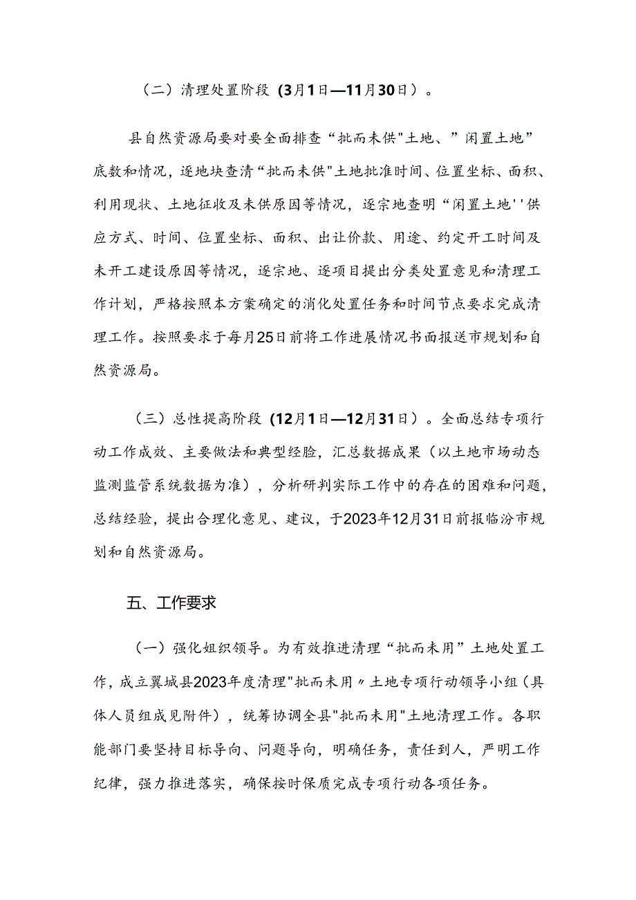 翼城县2023年度清理“批而未用”土地专项行动实施方案.docx_第3页