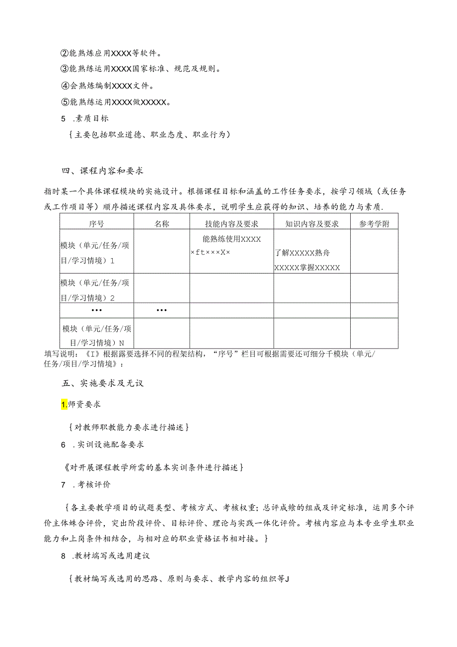 职业技术学院课程标准.docx_第2页