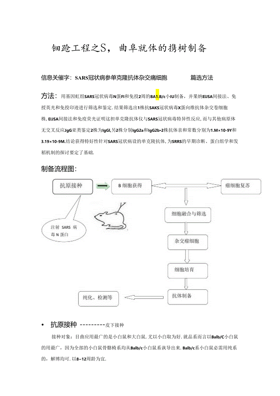 SARS病毒单克隆抗体的制备.docx_第2页