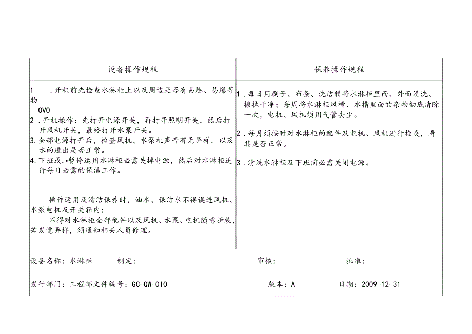 GC-QW-010设备操作及保养操作规程16(更新).docx_第1页