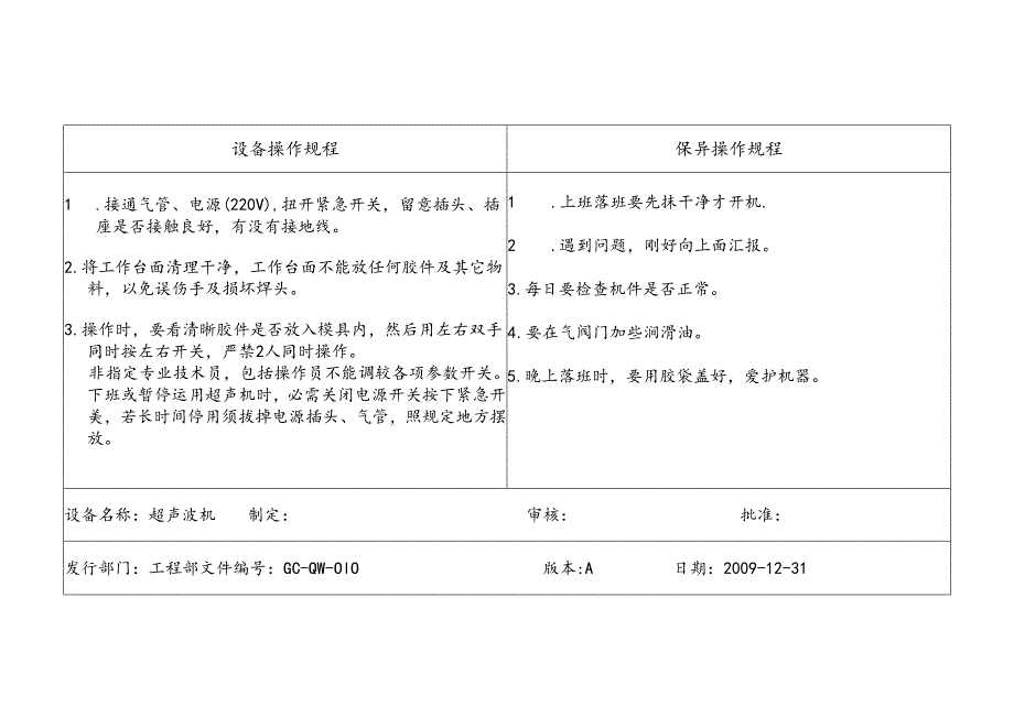 GC-QW-010设备操作及保养操作规程16(更新).docx_第2页