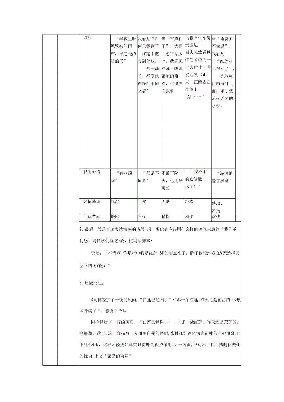 《荷叶母亲》教案.docx_第3页