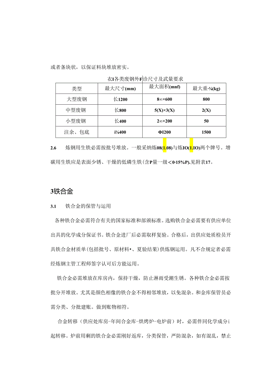 RG.03.12-15电炉炼钢用原材料及配料规程.docx_第2页