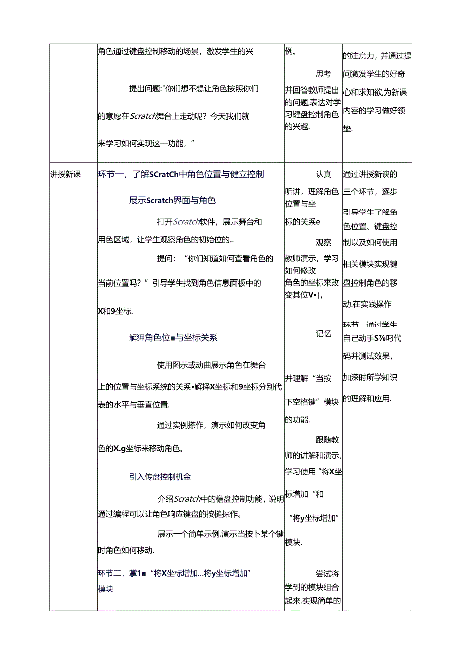 第1节 键盘控制 教案 三下信息科技川教版.docx_第2页