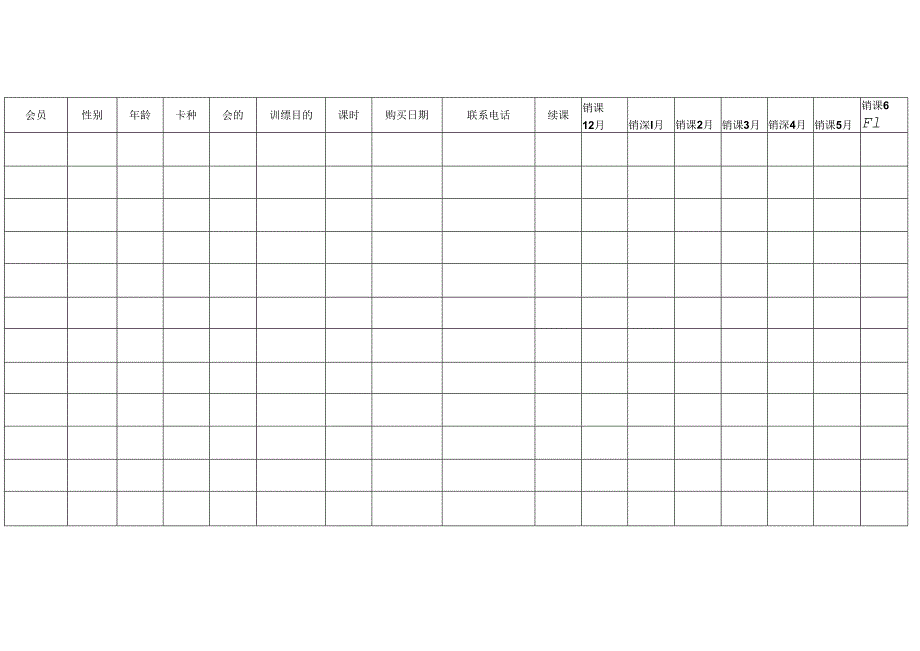 私教会员信息表.docx_第1页