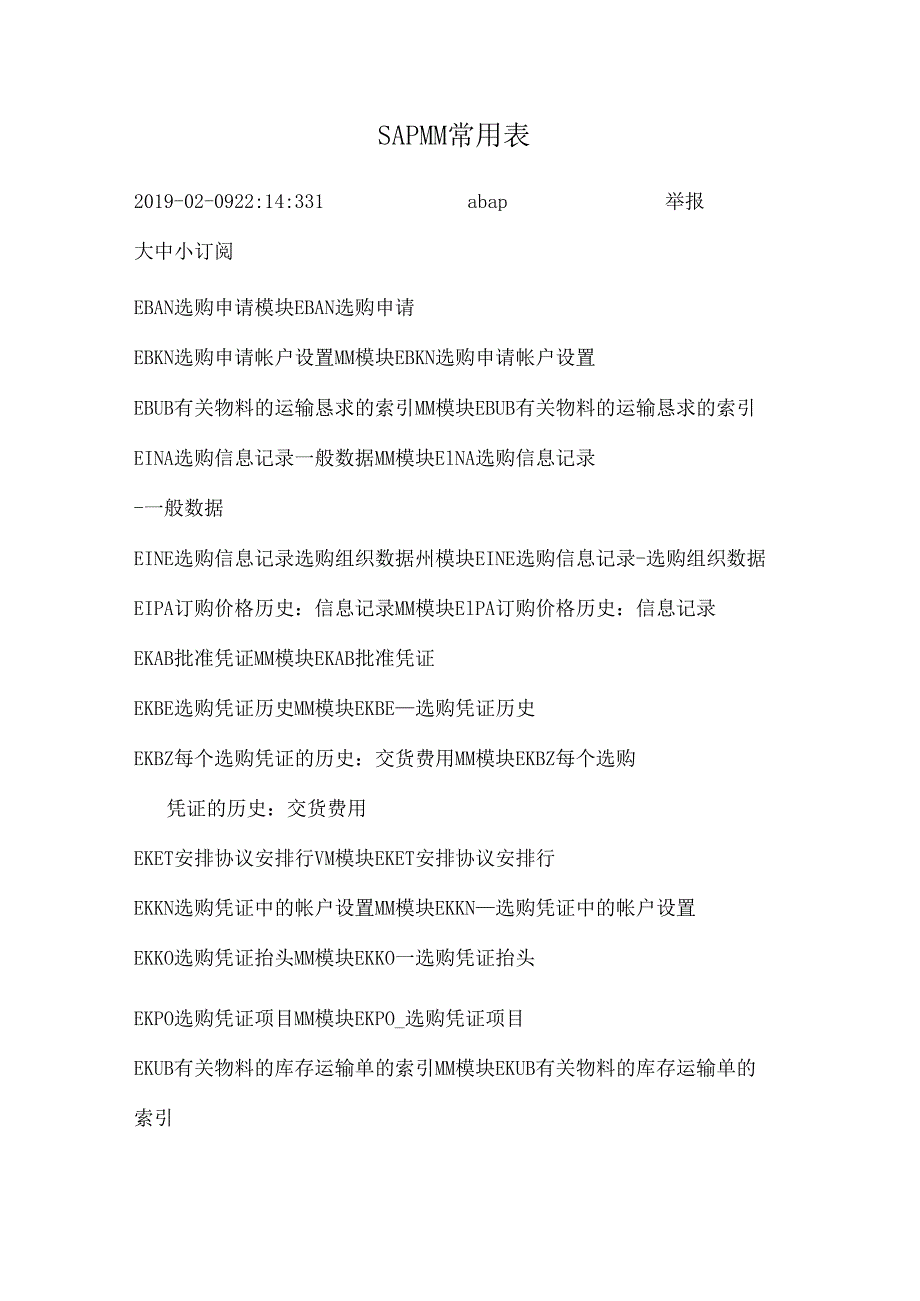 SAPMM常用表.docx_第1页