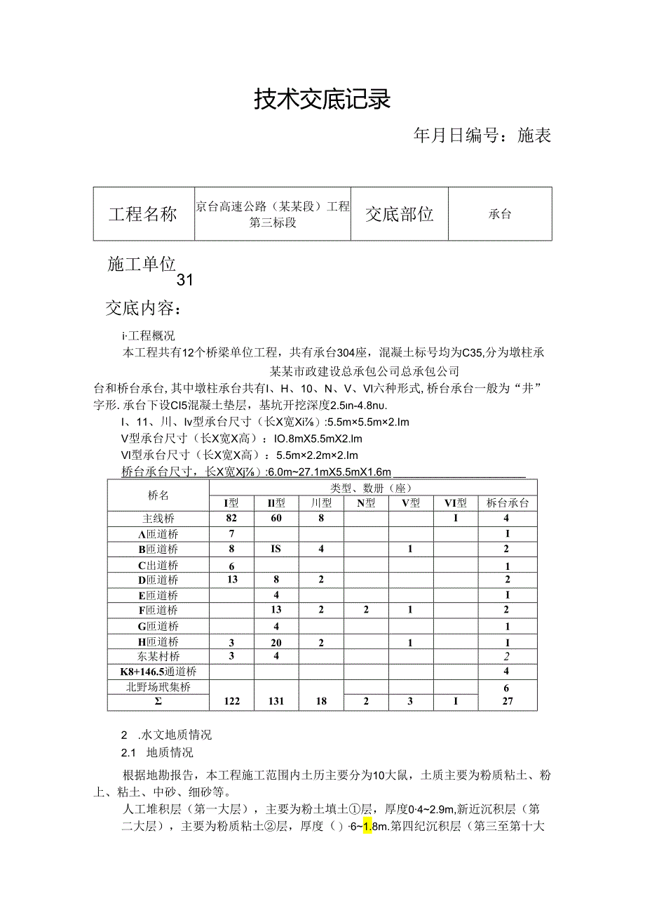 承台技术交底.docx_第1页