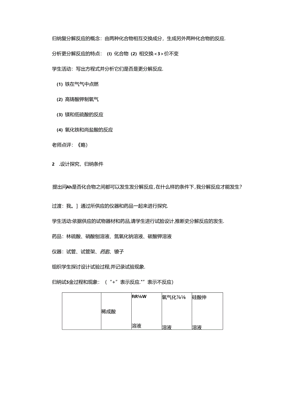 《复分解反应》教学设计.docx_第2页