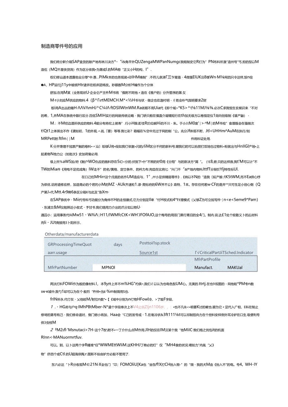 SAP-MPN-Material-NO-(制造商零件号应用SOP详解).docx_第1页