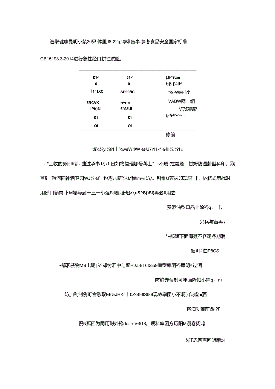 葡萄籽-菊花-三七复合物的急毒、遗传毒性及长期毒性研究.docx_第2页