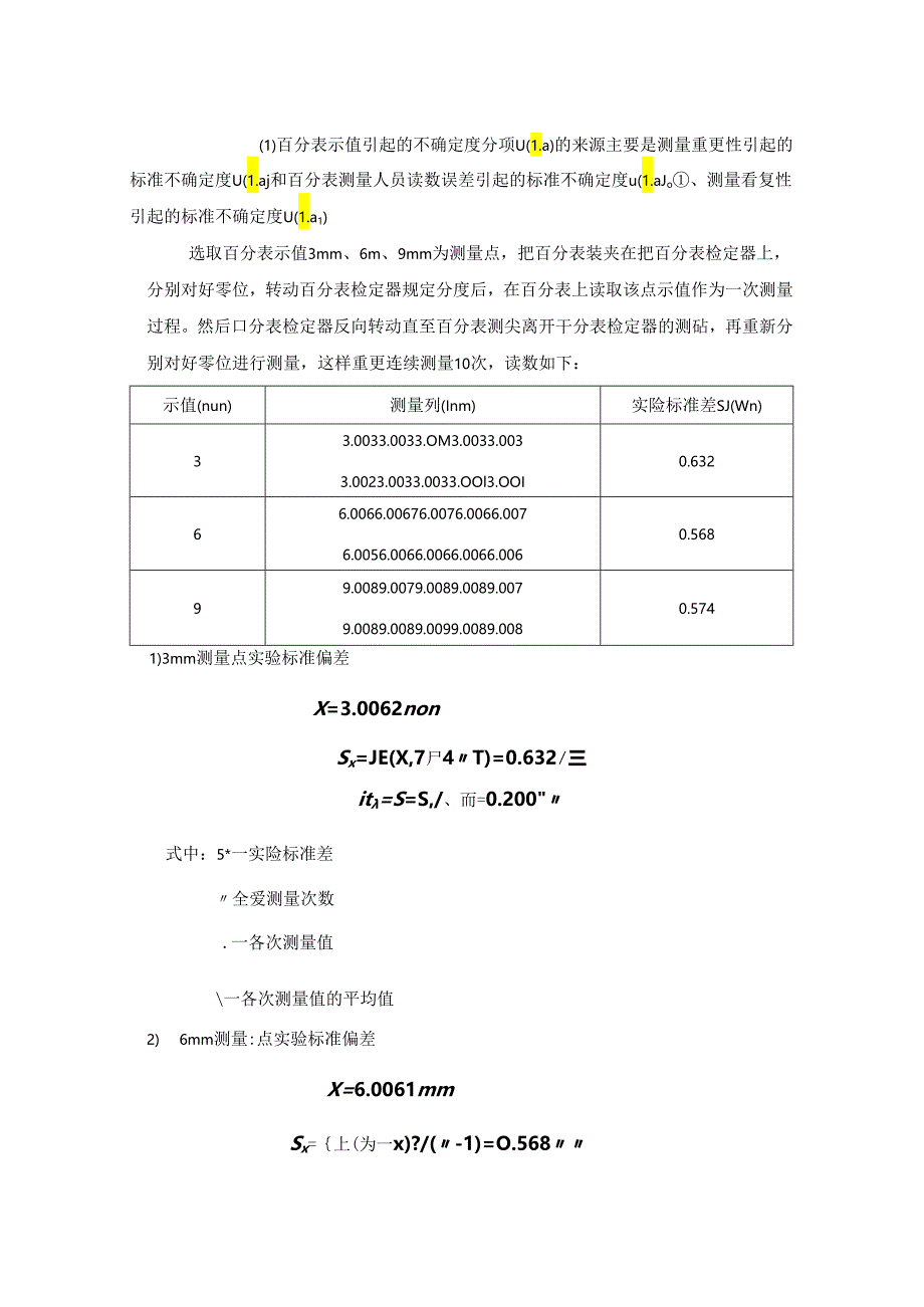 百分表测量不确定度评定 - .docx_第2页