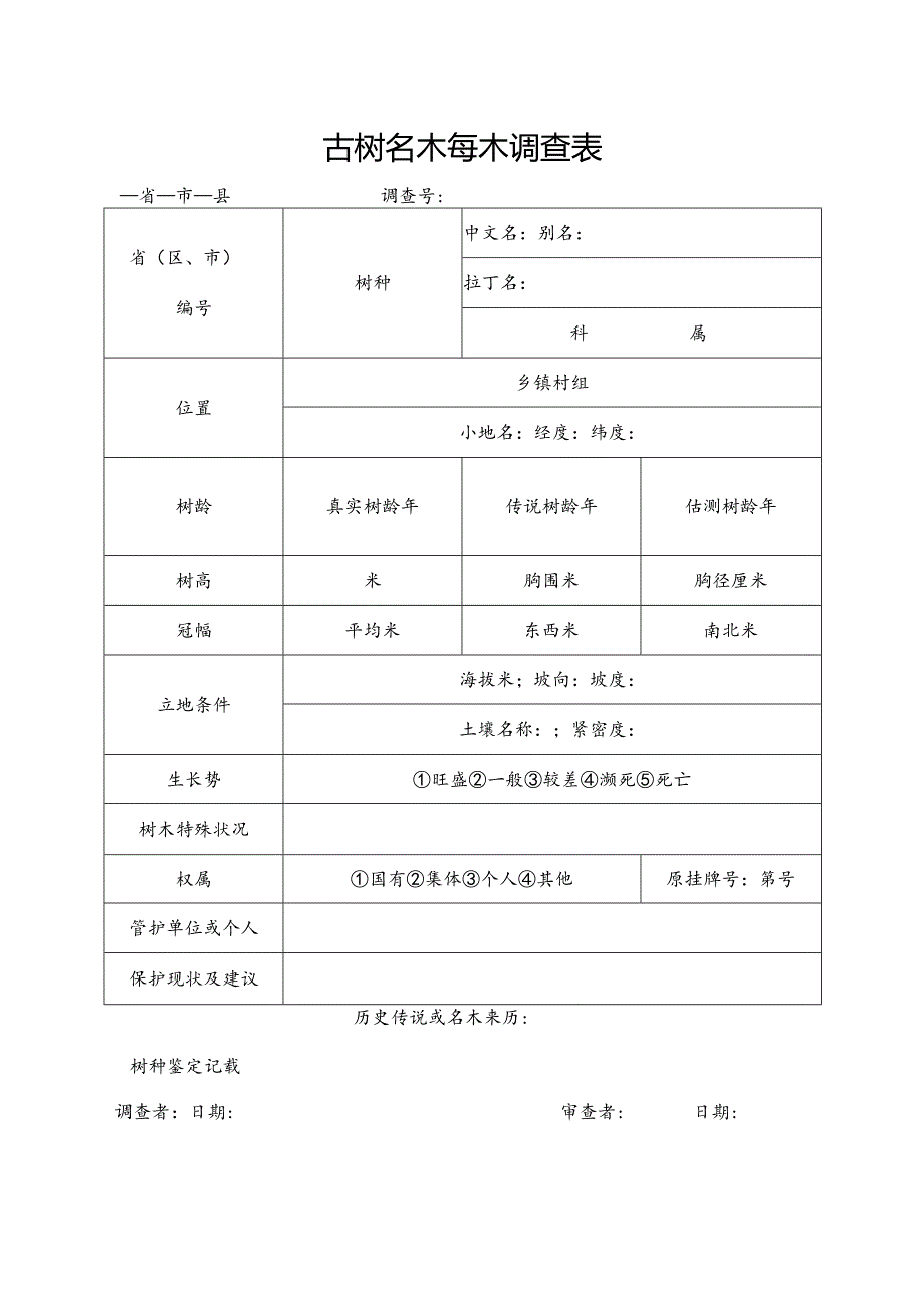 古树名木每木调查表.docx_第1页