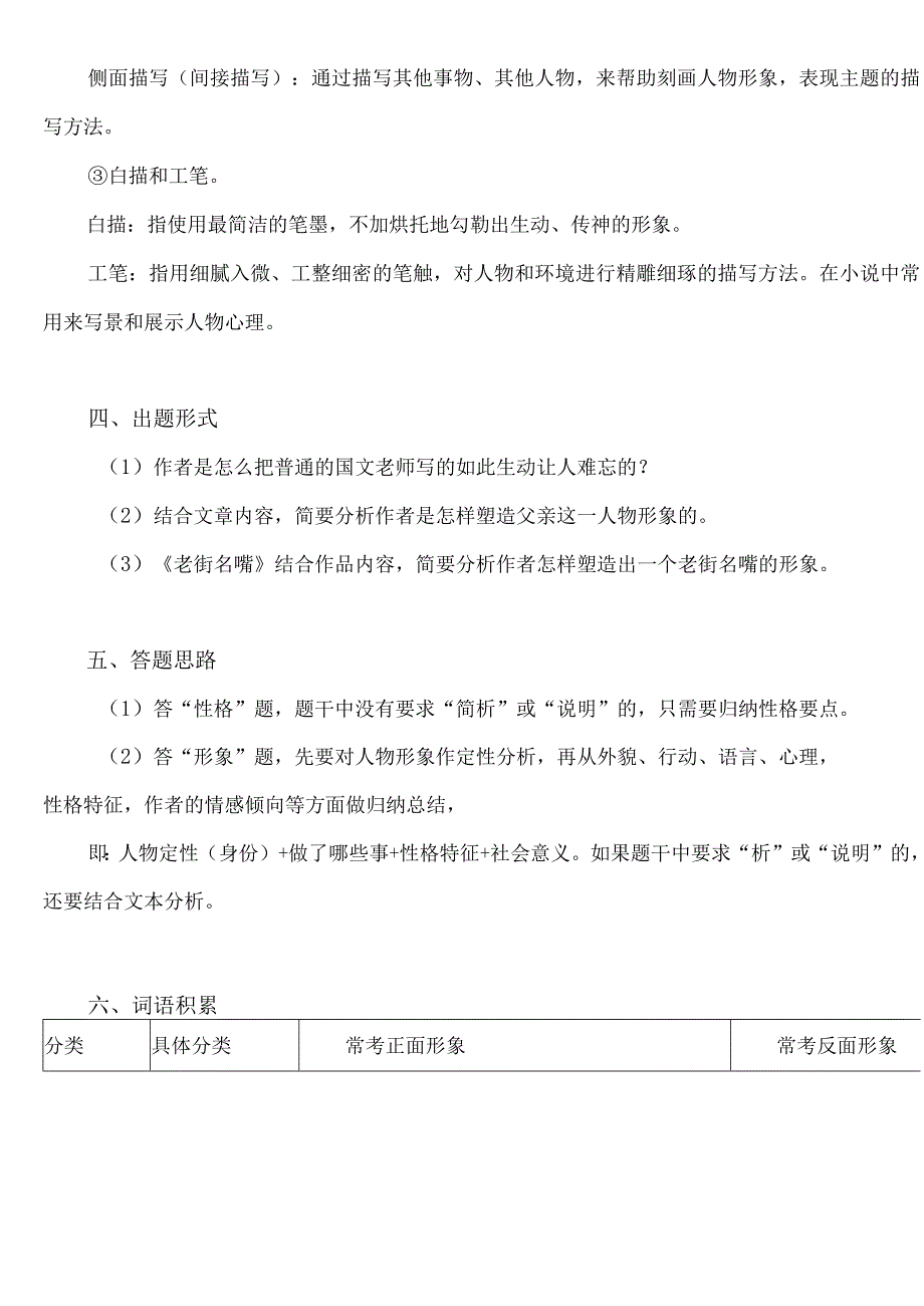 2024年关于小说的主要人物、次要人物、人称.docx_第2页