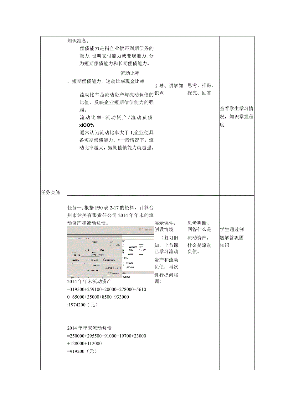 公开课流动比率教案（张如婷）.docx_第2页