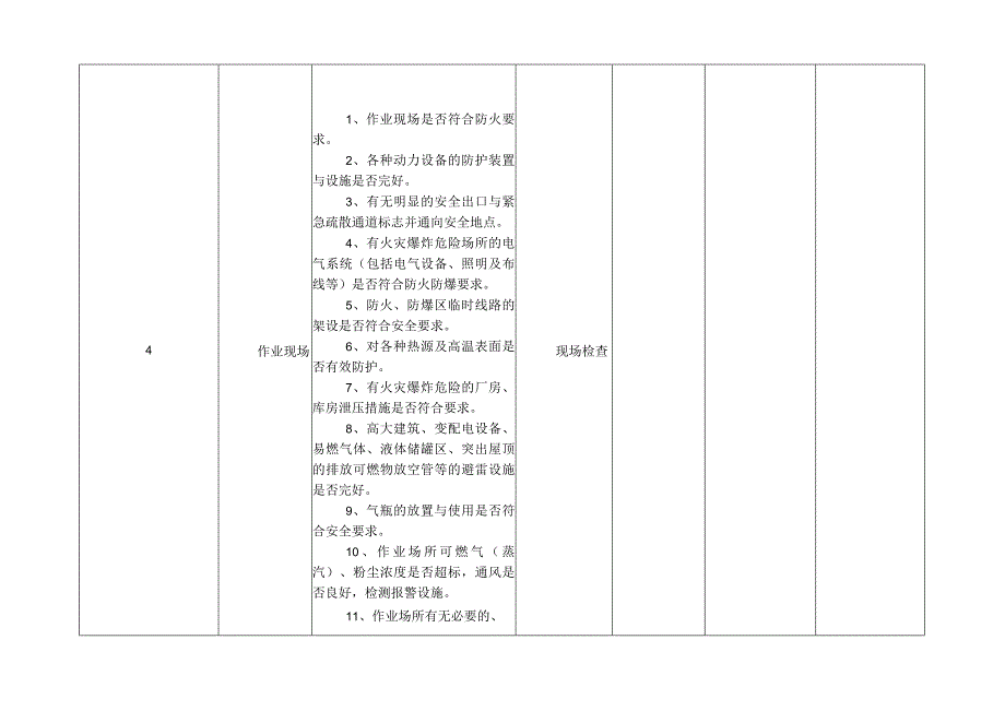 防火防爆及消防安全检查表.docx_第3页