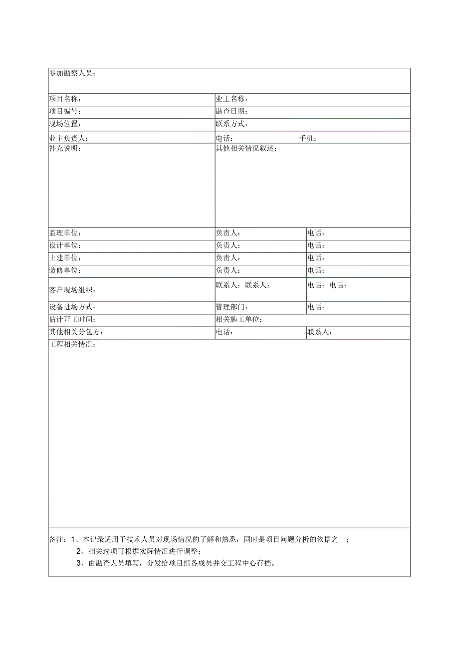 现场勘察表模板.docx_第1页