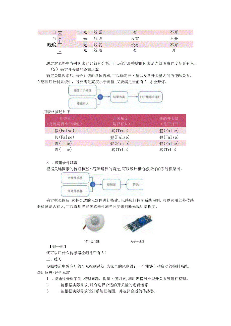 第10课开关量与控制教学设计六下信息科技浙教版.docx_第3页