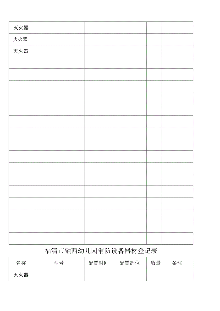 消防器材设备登记表.docx_第3页