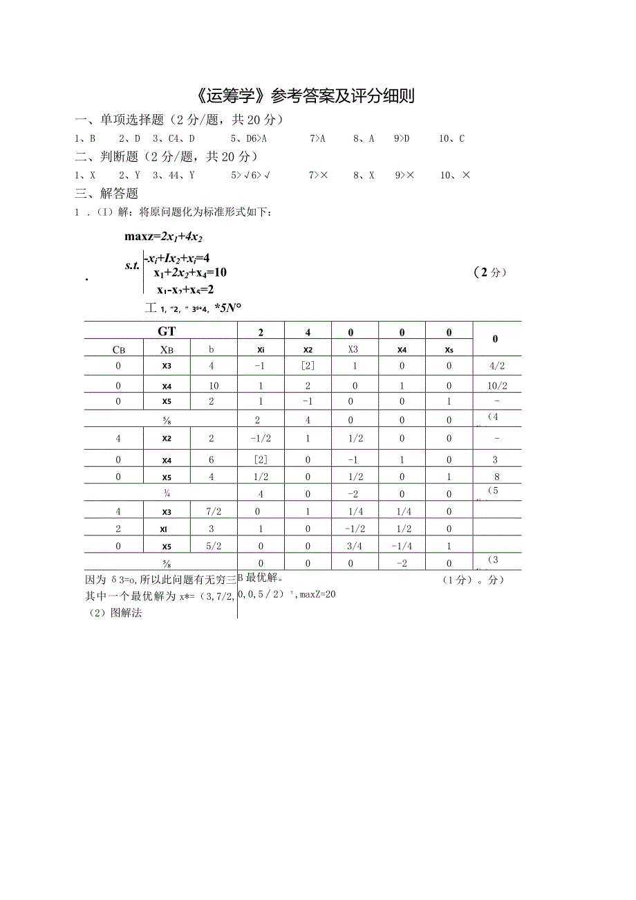 物流运筹学试卷运筹学2卷答案.docx_第1页