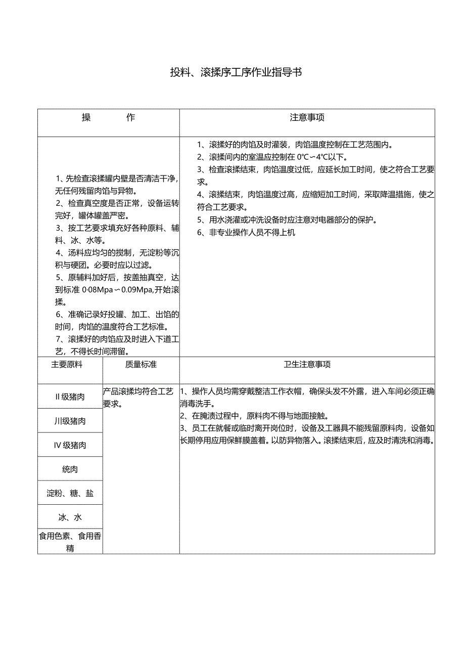 投料、滚揉序工序作业指导书.docx_第1页