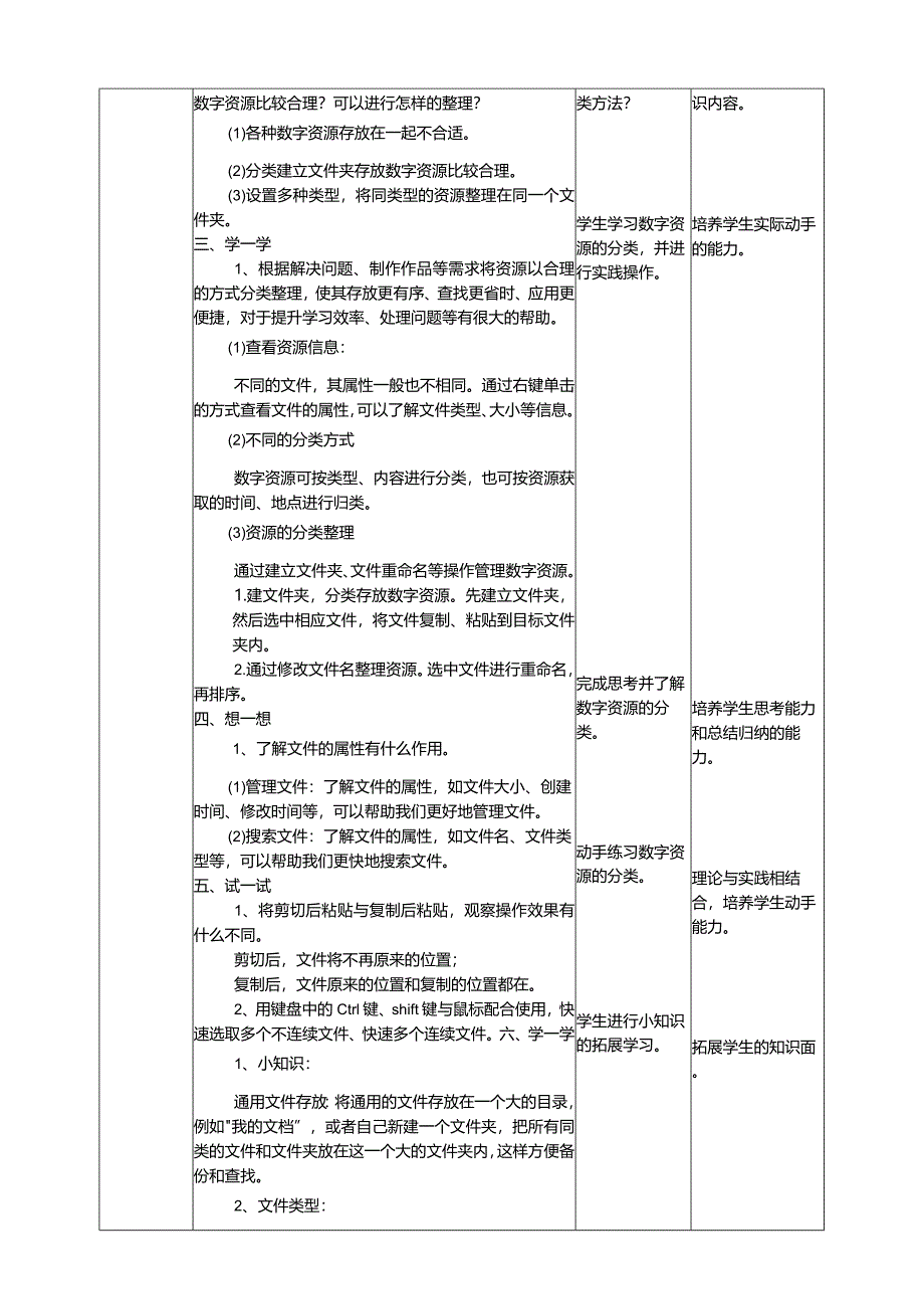 【浙教版】三年级下册第一单元第4课《数字资源分类》教案.docx_第2页