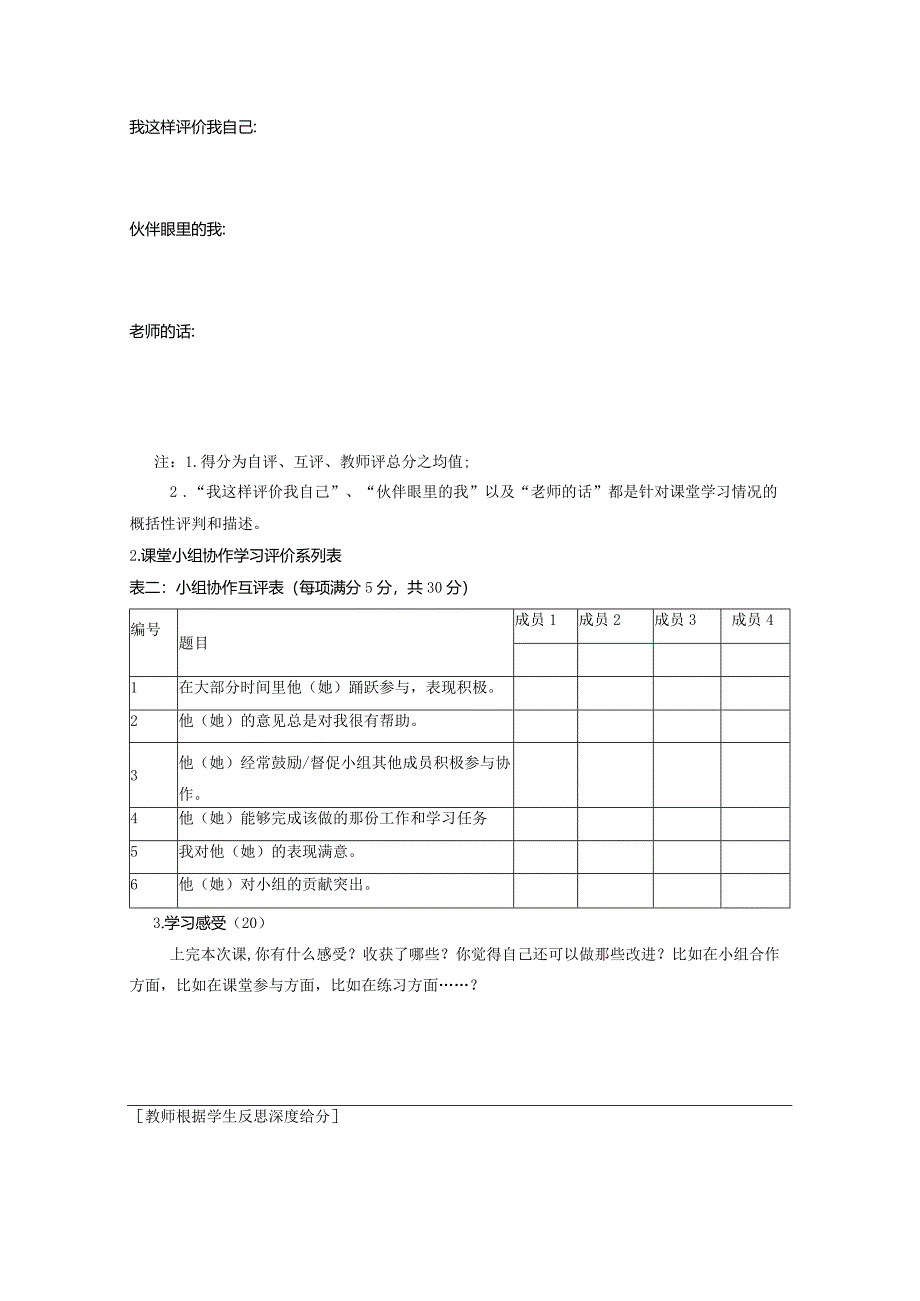 黄涛：课堂教学评价表：第15课《货币的使用与世界货币体系的形成》.docx_第2页