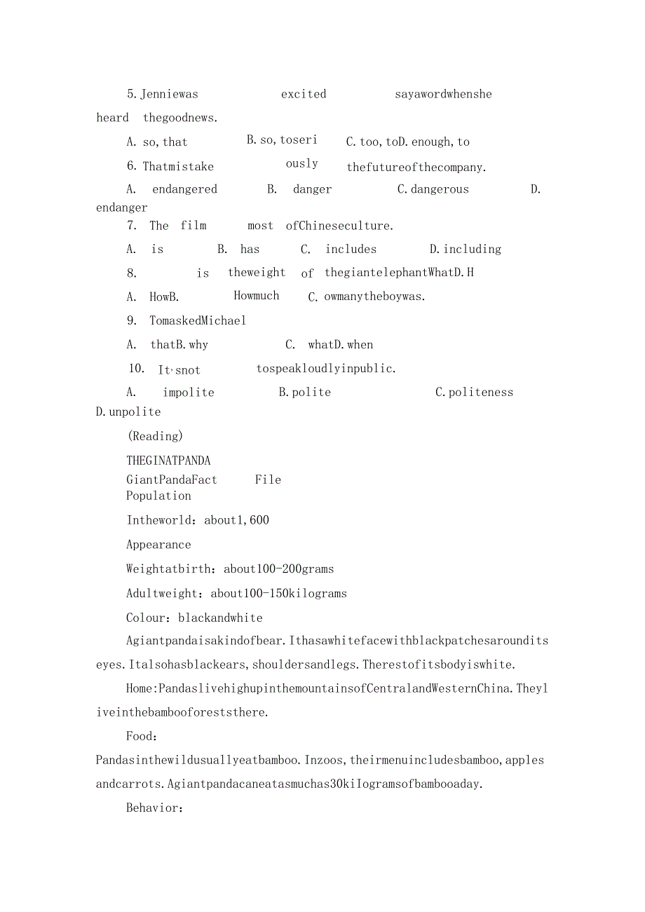 Module 3 Unit 5 Save the endangered animals讲义 （学生版+教师版）.docx_第3页