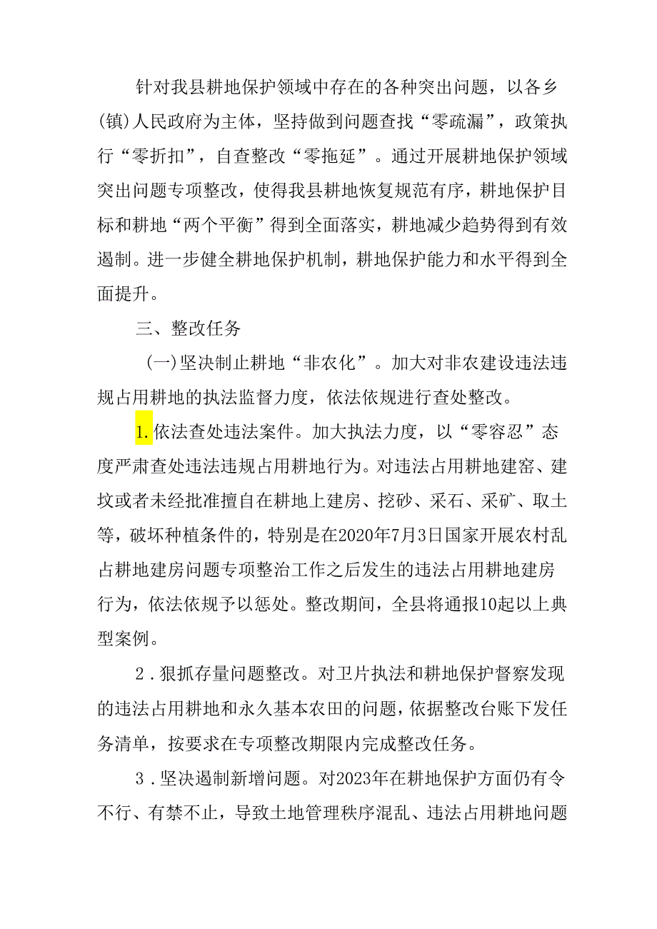 2024年耕地保护领域突出问题专项整改工作方案.docx_第2页