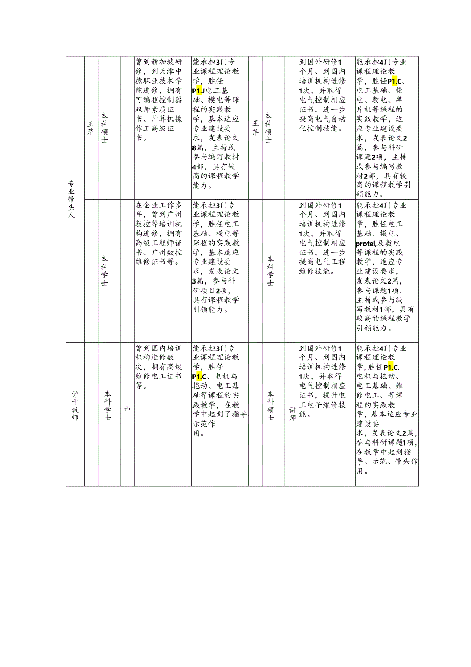 职业院校电气自动化技术师资队伍建设方案.docx_第2页