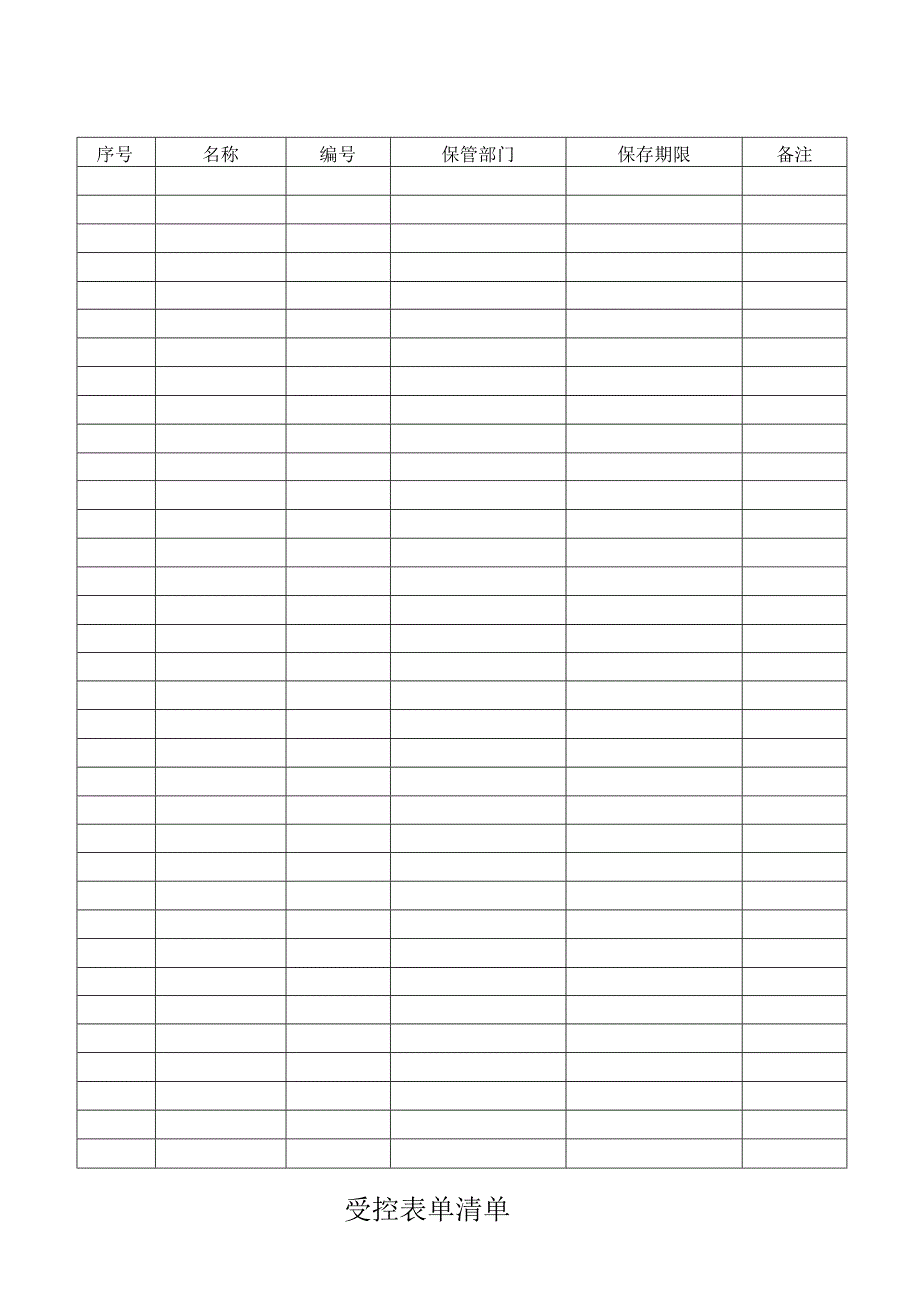 受控表单清单.docx_第1页