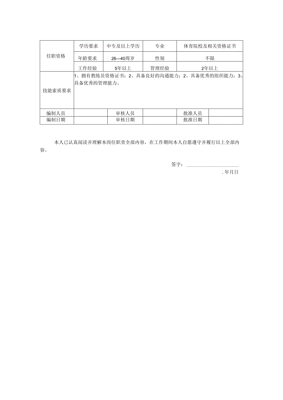 泳训组教练主管岗位职责说明书.docx_第2页