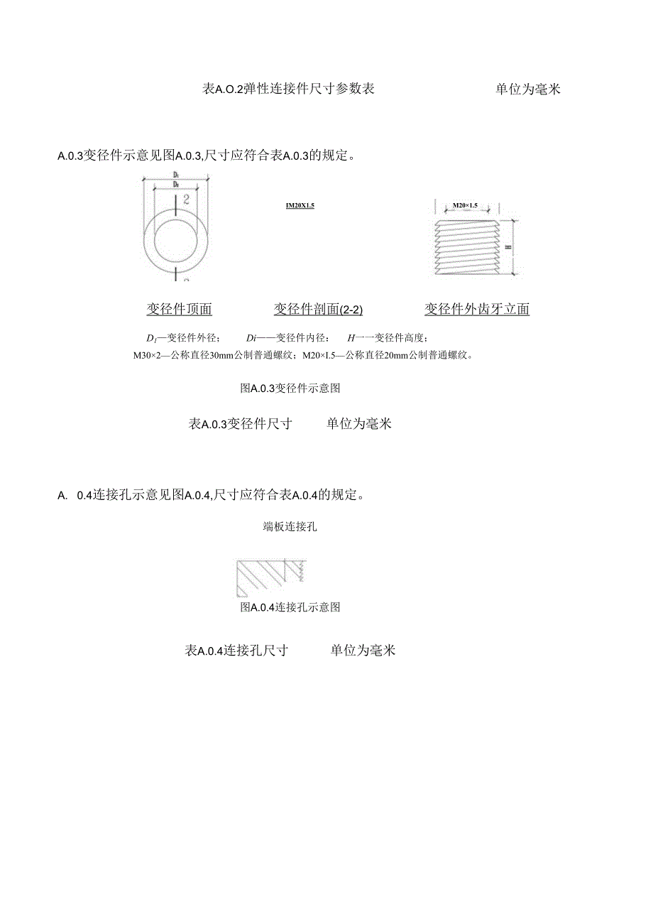 嵌扣式机械连接部件构造、加工要求、混凝土预制桩嵌扣式机械连接接头选用表、接头承载力设计值表.docx_第2页