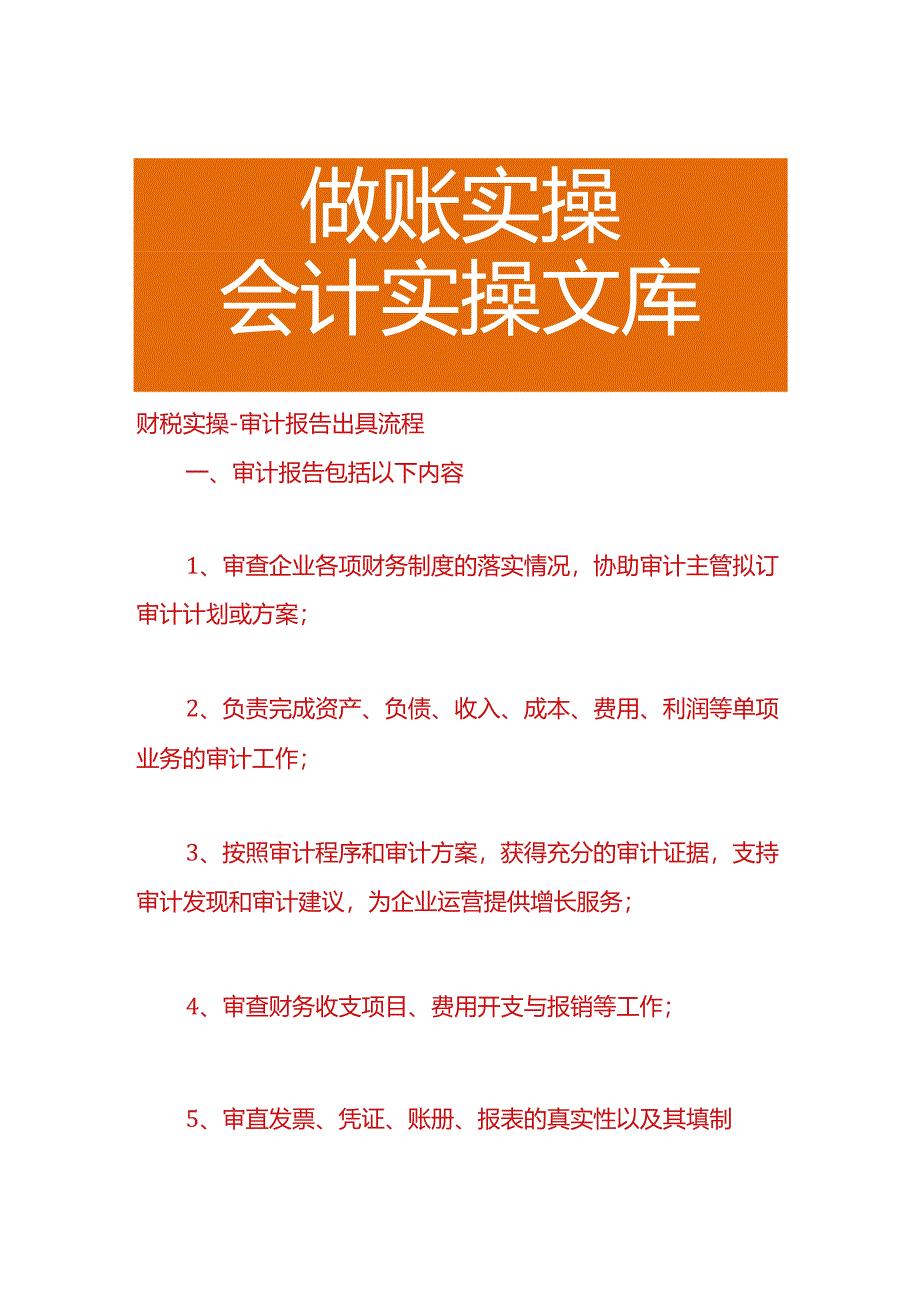 财税实操-审计报告出具流程.docx_第1页