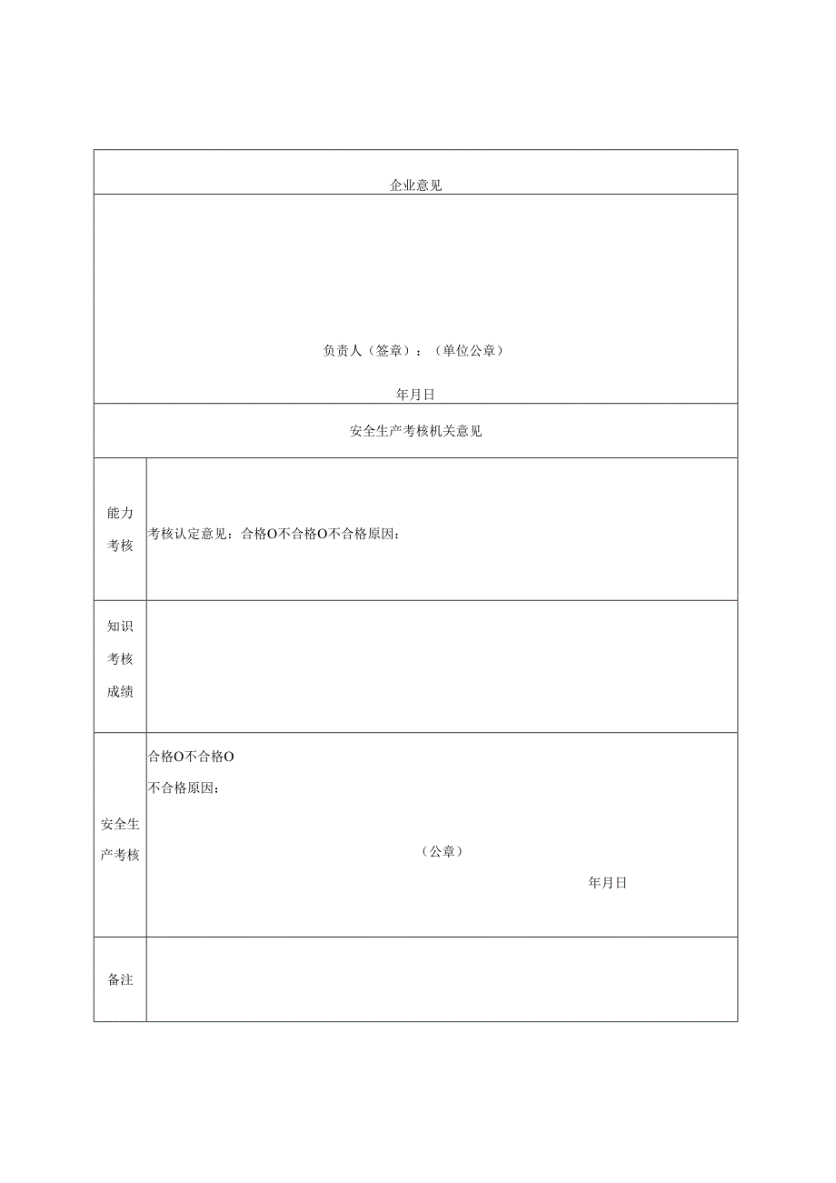 水利水电工程施工企业管理人员安全生产考核表.docx_第3页