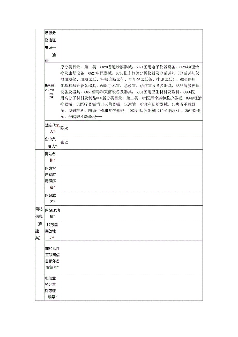 医疗器械网络销售信息表.docx_第2页